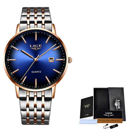 Reloj de lujo para mujer resistente al agua