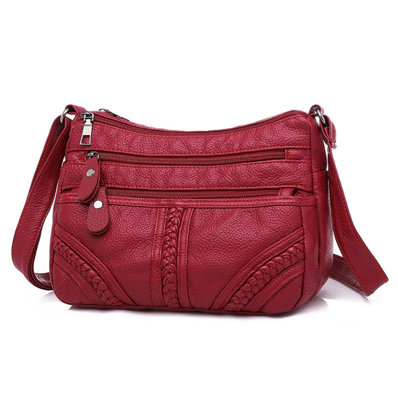 Fashion Women Bag Pu Soft Leather Shoulder Bag