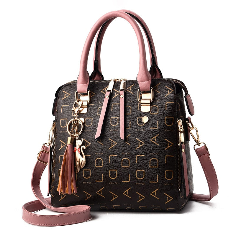 Women Fashion Design Purses Totes Soft PU Leather Shoulder Bag