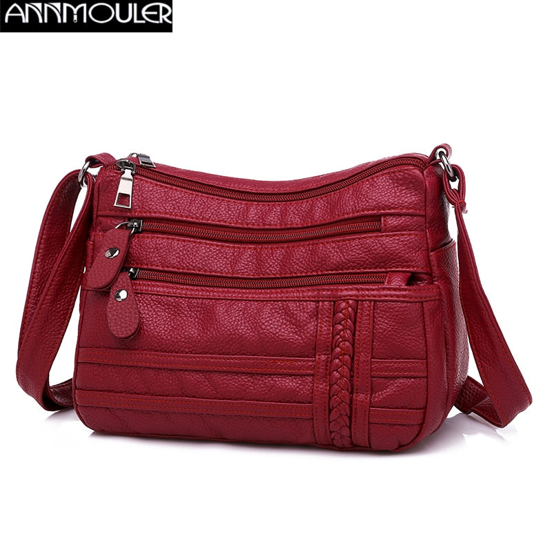 Fashion Women Bag Pu Soft Leather Shoulder Bag
