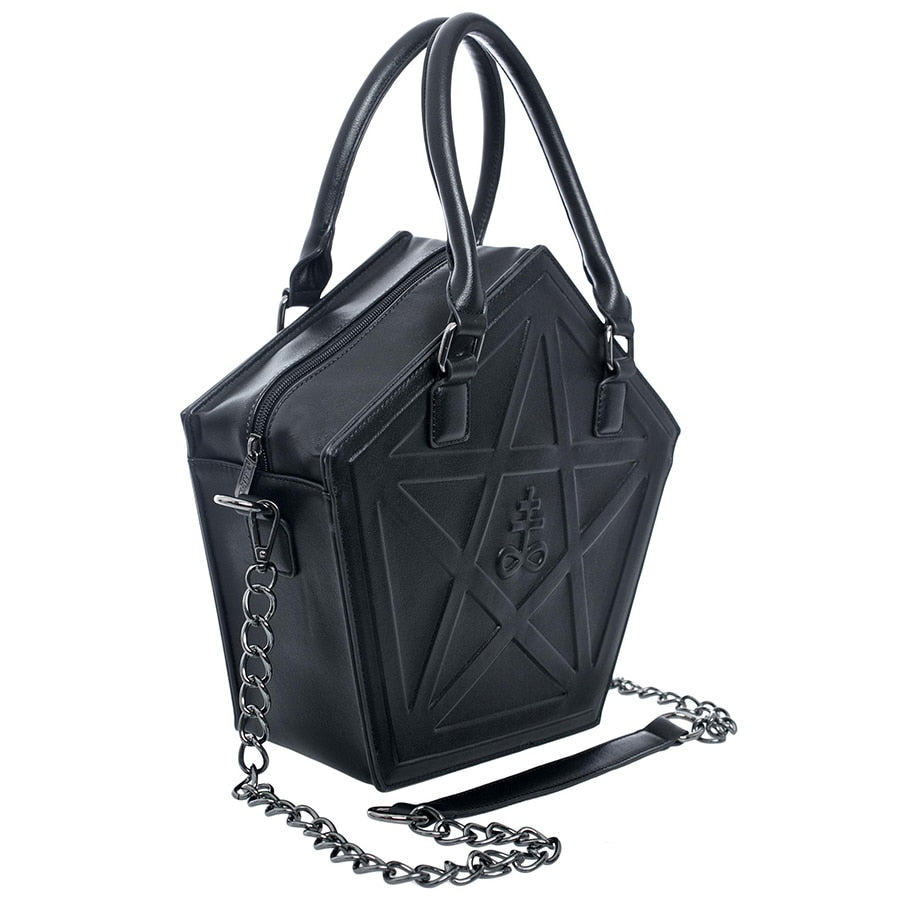 Soft Leather Shoulder Bag With Chain High Quality