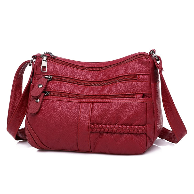Fashion Women Bag Pu Soft Leather Shoulder Bag