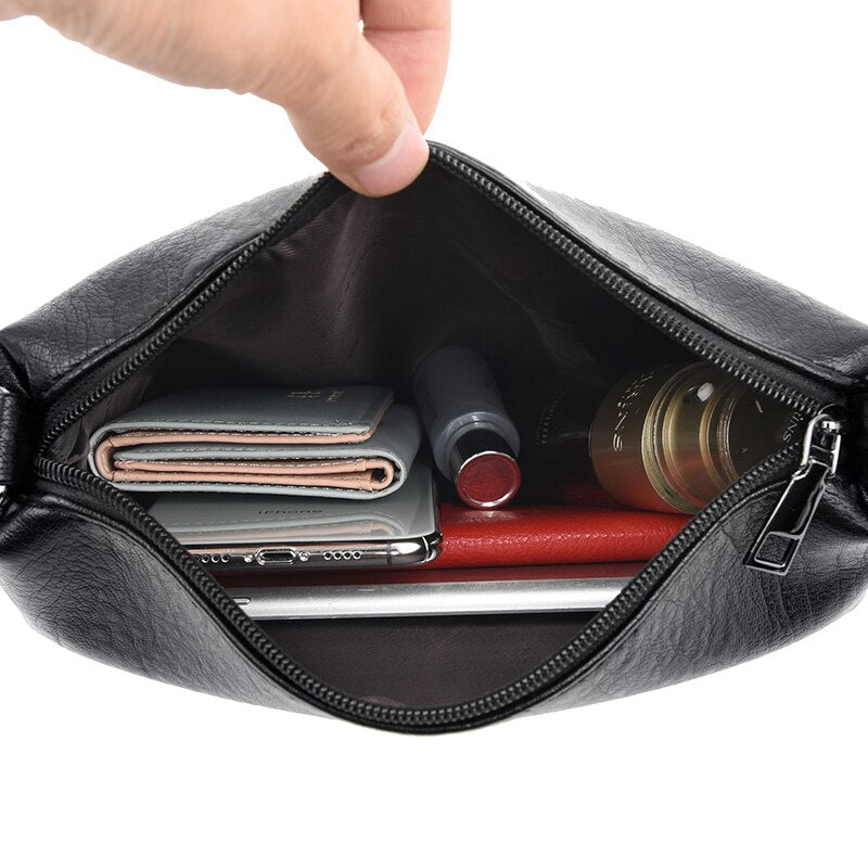 Casual Handbags Sets for Ladies High Quality Leather Shoulder Bag Large Capacity