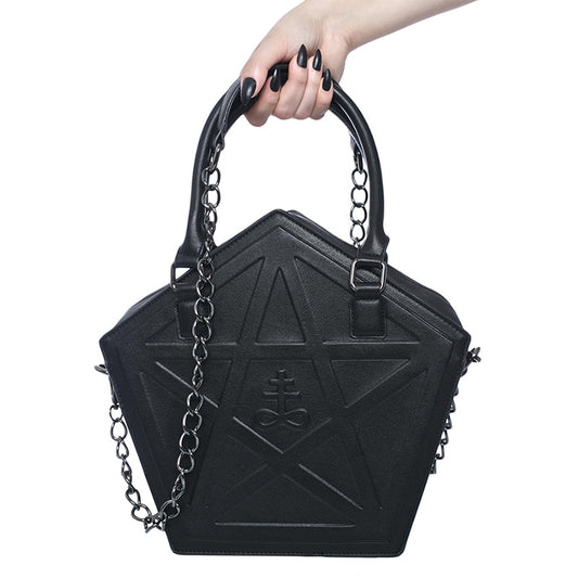 Soft Leather Shoulder Bag With Chain High Quality